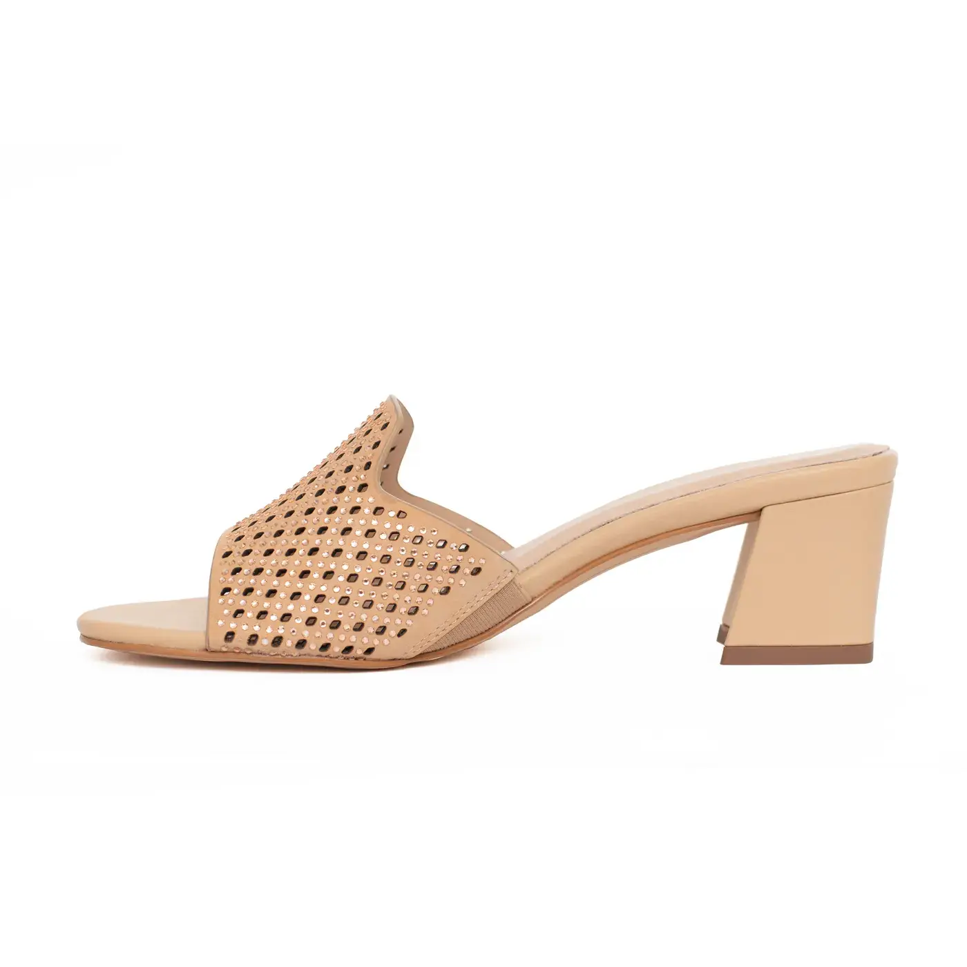 Elegant Block Heel Slippers